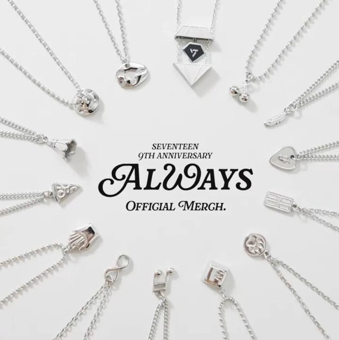 SEVENTEEN - 9th Anniversary Always Necklace
