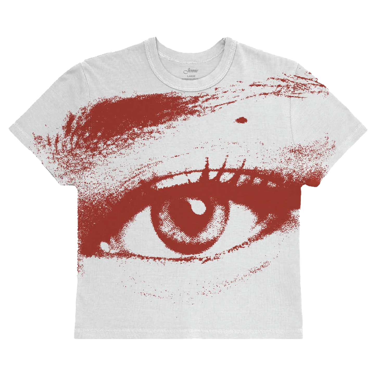 Jennie - Ruby Red Eye Baby Tee size S