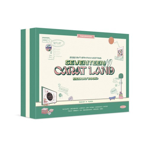 SEVENTEEN - 2022 SVT 6TH FAN MEETING SEVENTEEN in CARAT LAND MEMORY BOOK+ DVD