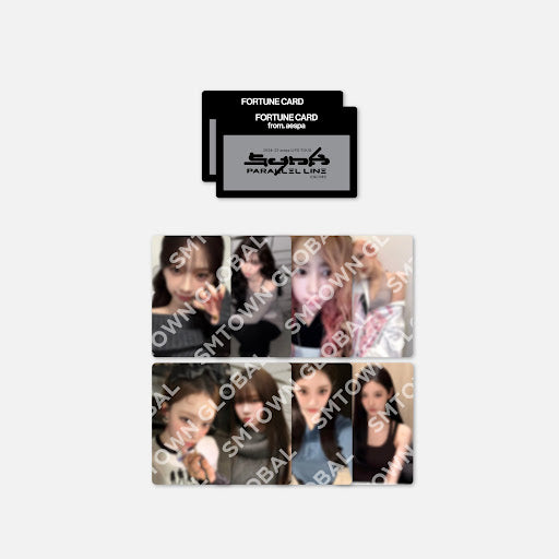 Aespa - 2024-25 Live Tour Encore Fortune scratch card set