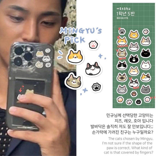Seventeen Mingyu Photo case sticker