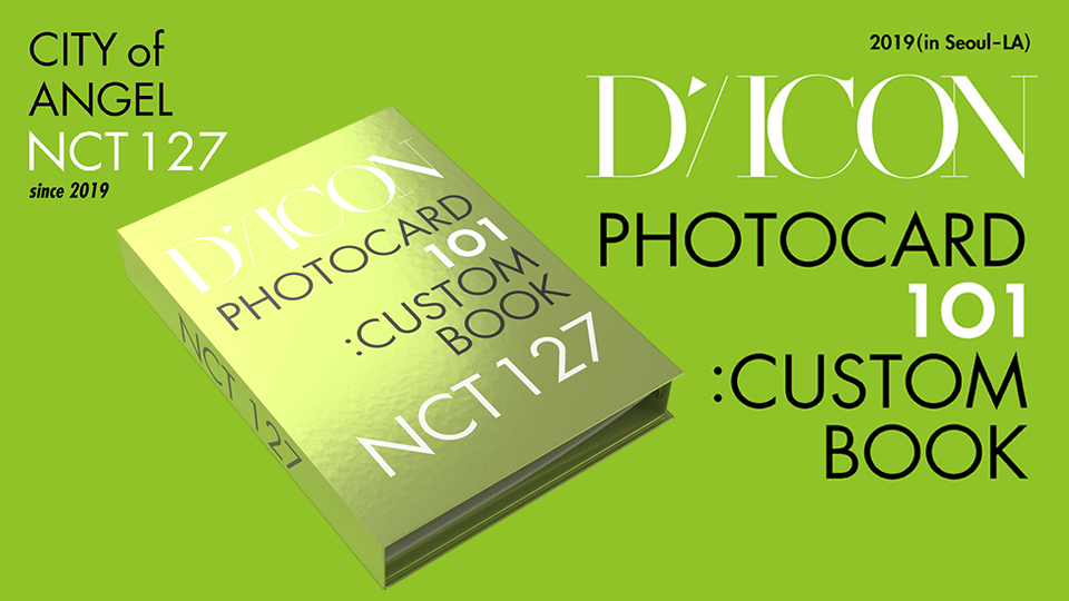 NCT 127 DICON PHOTOCARD 101 CUSTOM BOOK