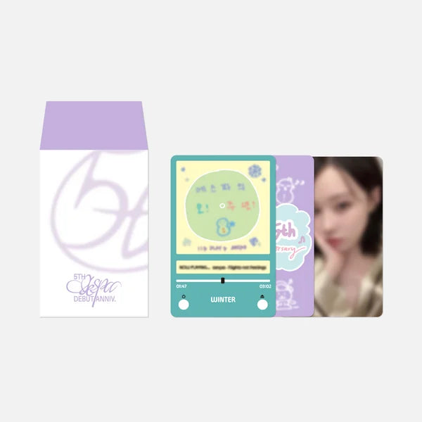 aespa 5th Anniversary Official Merchandise - Lucky Card Set