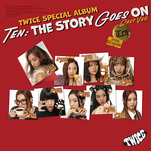 TWICE - TEN: The Story Goes On [Cast Ver. - Random Cover]