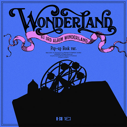 B.I - 3집 WONDERLAND [Pop-up book Ver.]