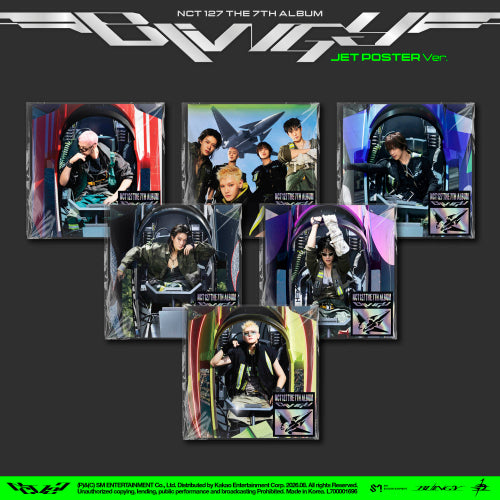 엔시티 일이칠(NCT 127) - 7집 BLINGY [JET Poster Ver. - Random Cover]