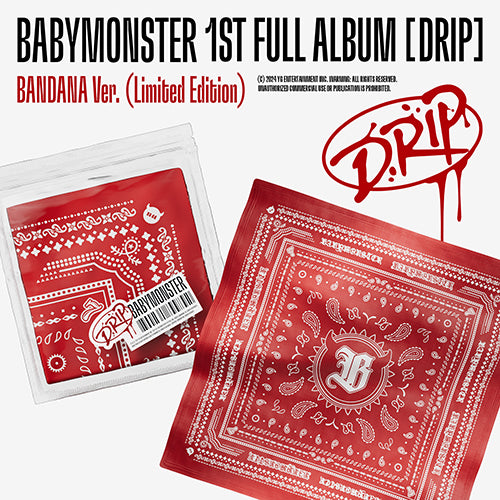 BABYMONSTER - DRIP [BANDANA Ver.]