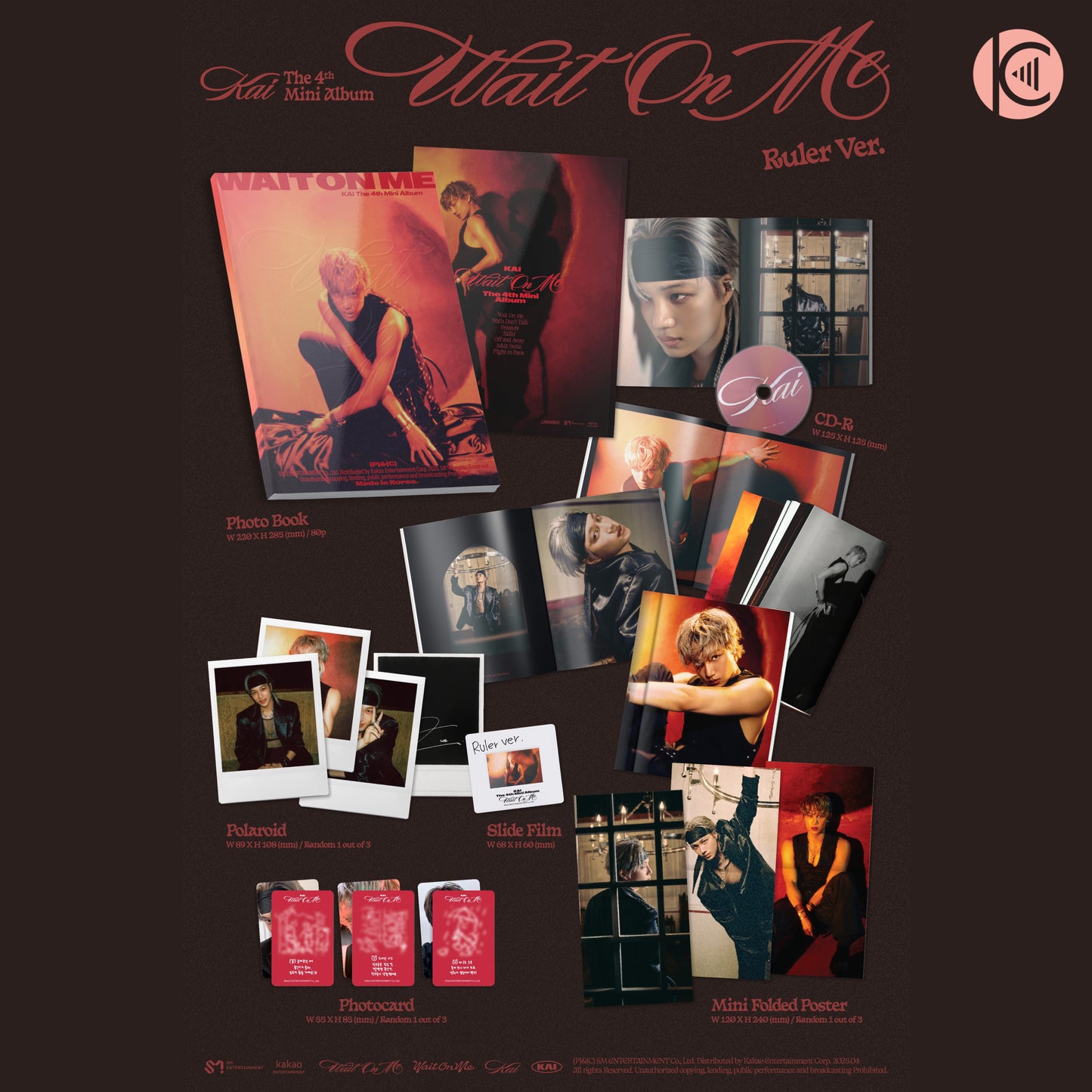 KAI - Wait On Me [Photo Book Ver. - Random Cover]