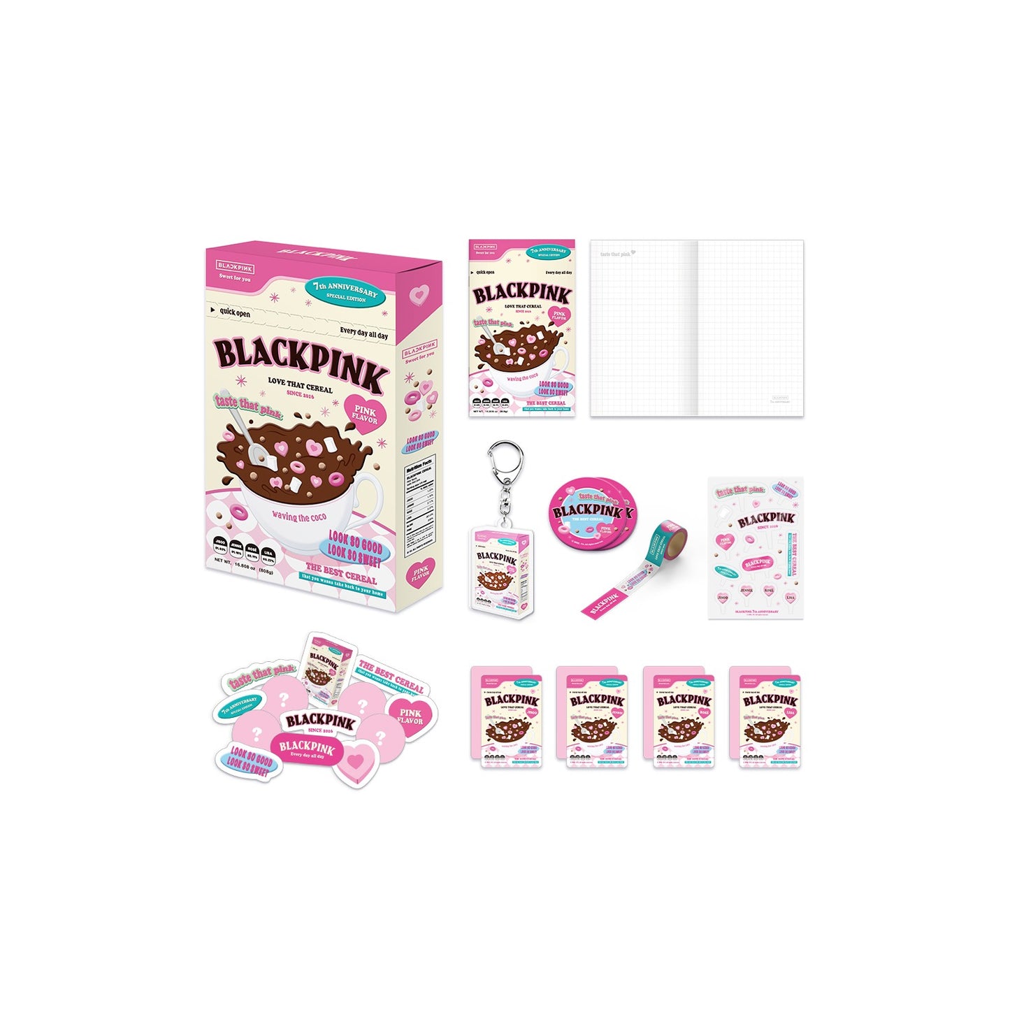 [ANNIVERSARY] BLACKPINK 2023 ANNIVERSARY CEREAL DECO KIT