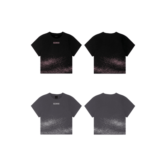 [DEADLINETOUR] BLACKPINK LOGO CROP TEE color charcoal size M
