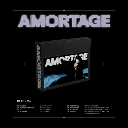 JISOO - AMORTAGE [DELUXE EDITION - Black Ver.]