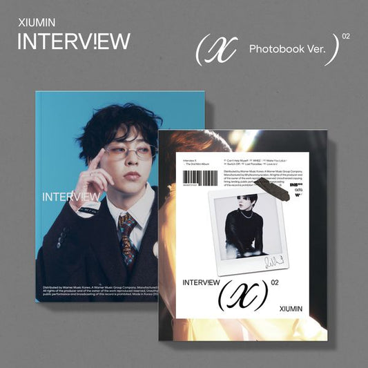 XIUMIN - 2nd Mini Album [Interview X] (Photobook Ver.) (Random Ver.)