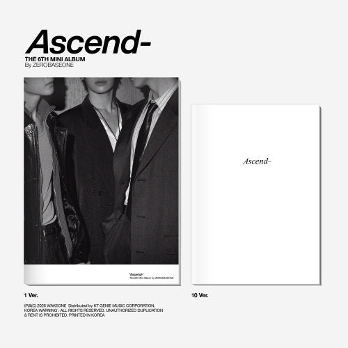 제로베이스원(ZEROBASEONE) - Ascend- [Photobook Ver. - Random Cover]