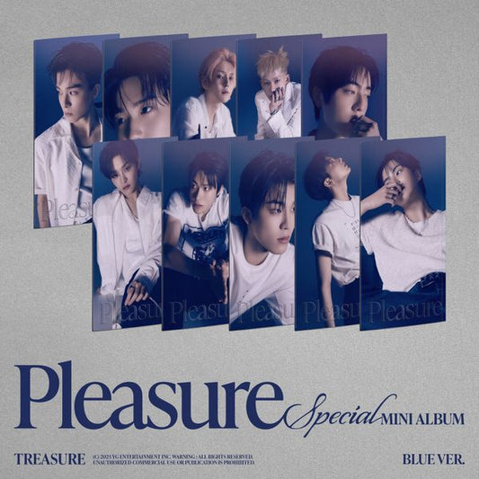 TREASURE - SPECIAL MINI ALBUM [PLEASURE] [BLUE VER.]