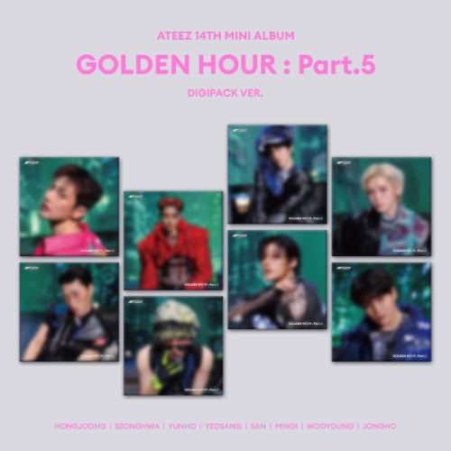 에이티즈(ATEEZ) - GOLDEN HOUR : Part.5 [Digipack Member Ver. - Random Cover]