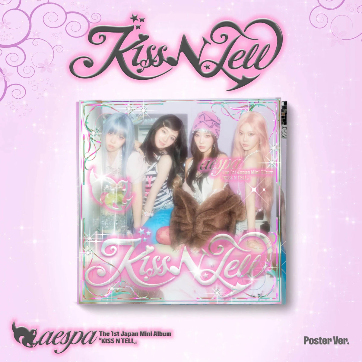 aespa - THE 1ST JAPAN MINI ALBUM [Kiss N Tell] (Poster Ver.)