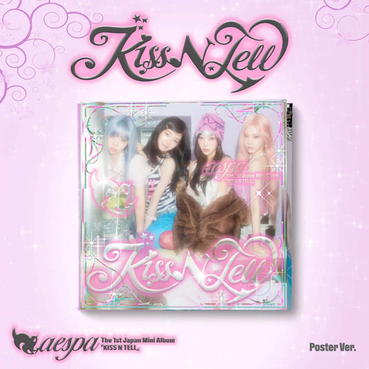 aespa - THE 1ST JAPAN MINI ALBUM [Kiss N Tell] (Poster Ver.)