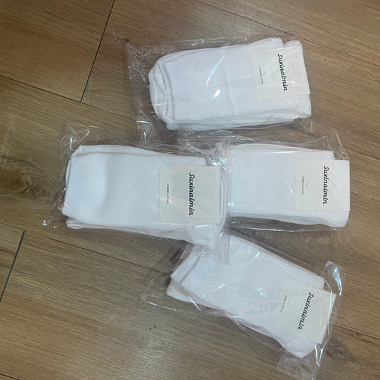 Long White Socks Set