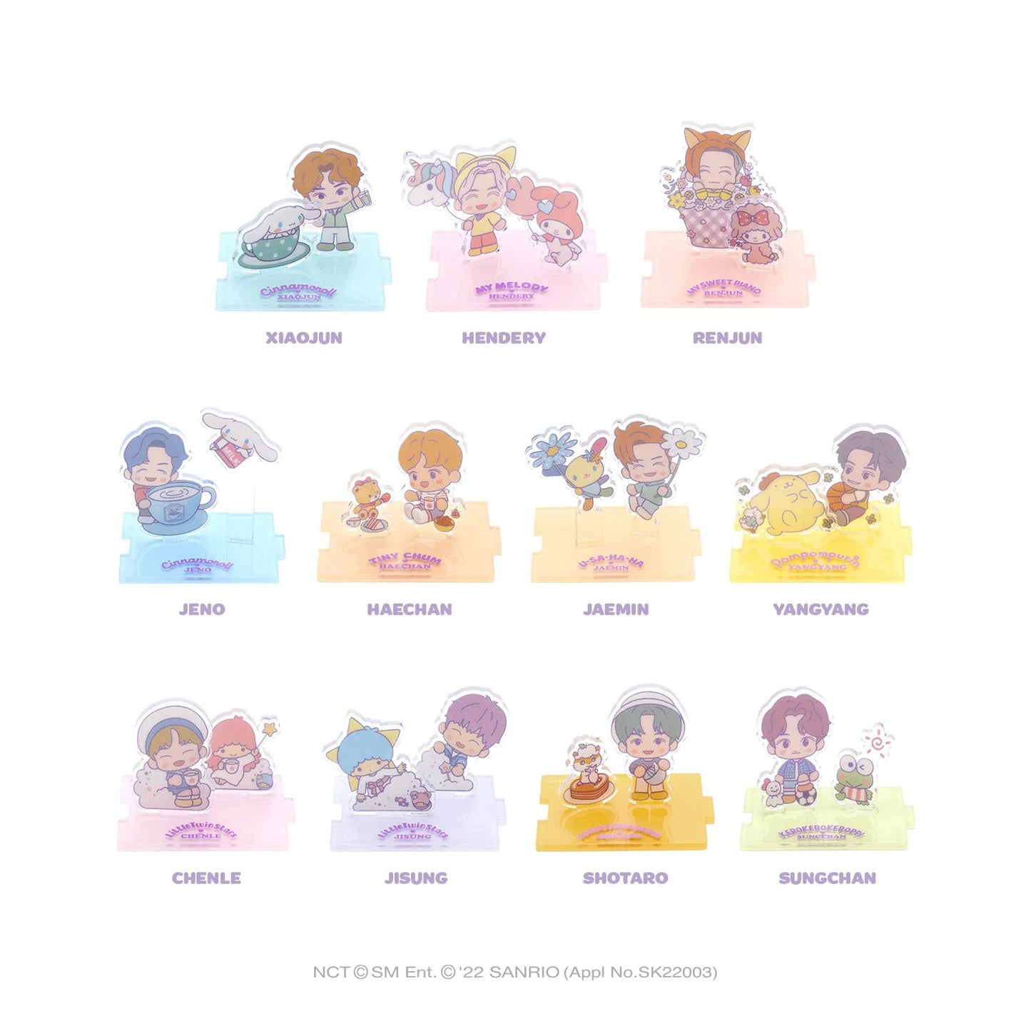 NCT Dream ACRYLIC STAND SET