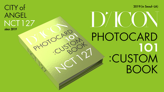NCT 127 DICON PHOTOCARD 101 CUSTOM BOOK