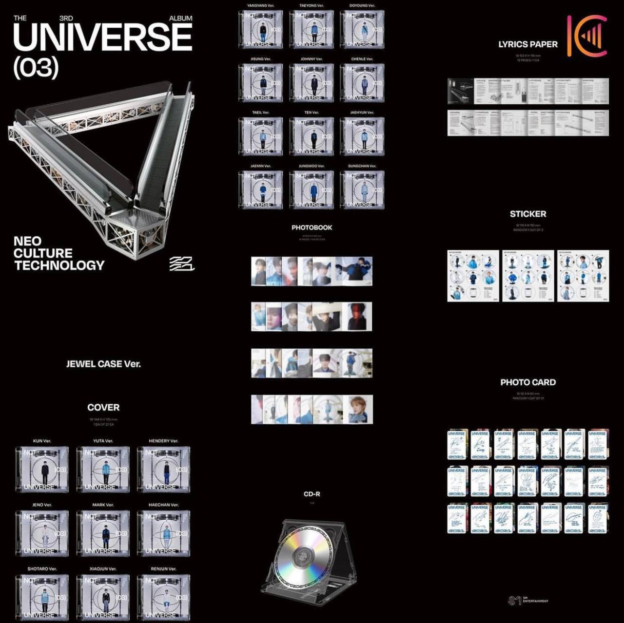 NCT - UNIVERSE [Jewel Case - Random Cover.]