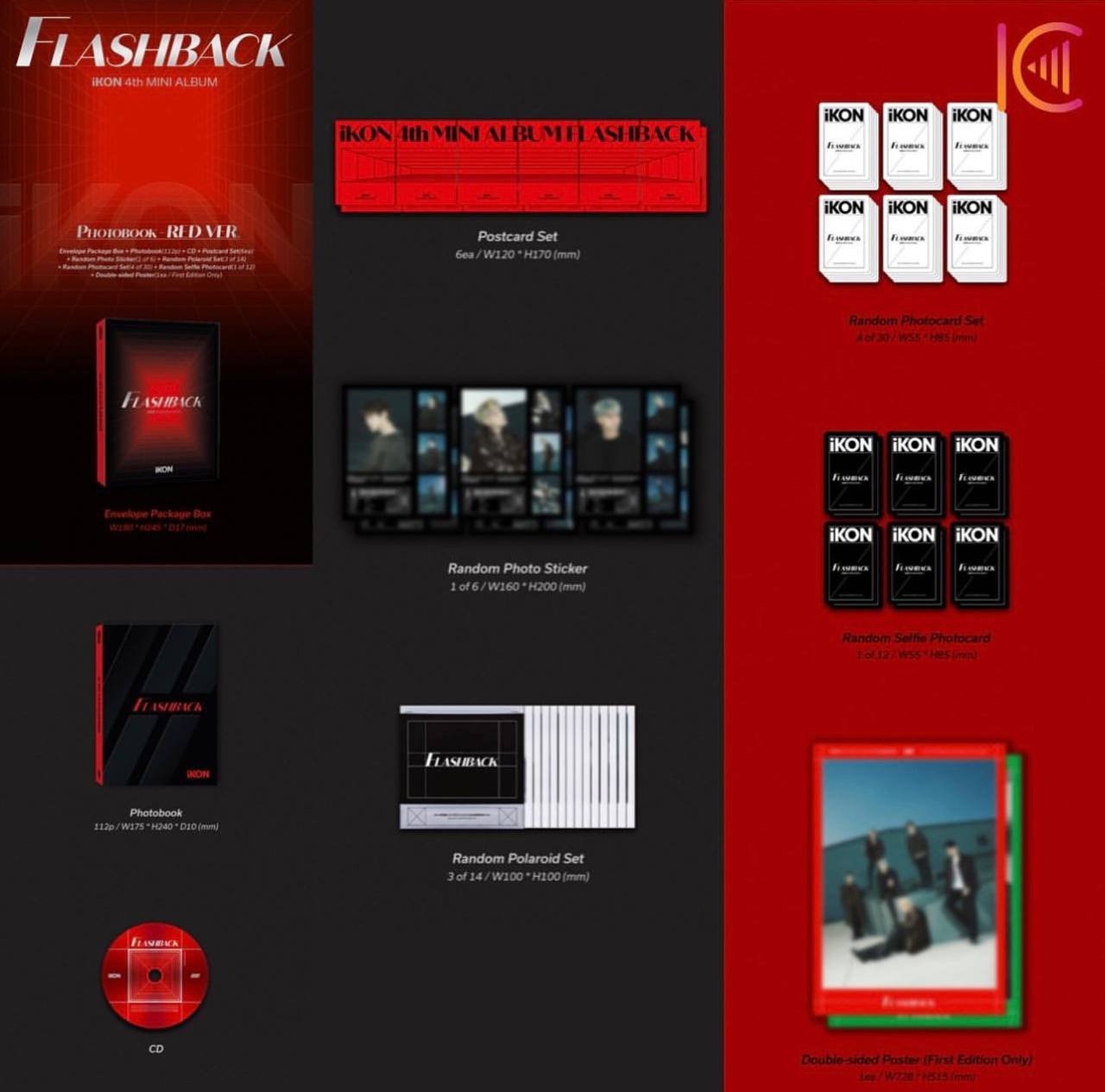 iKON - FLASHBACK [Photobook Red Ver.]