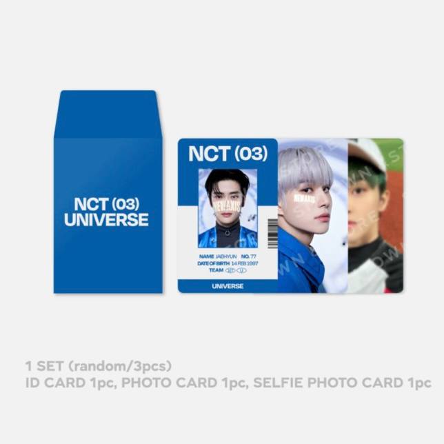 NCT(03) Universe ID Card + photo card set (Random)